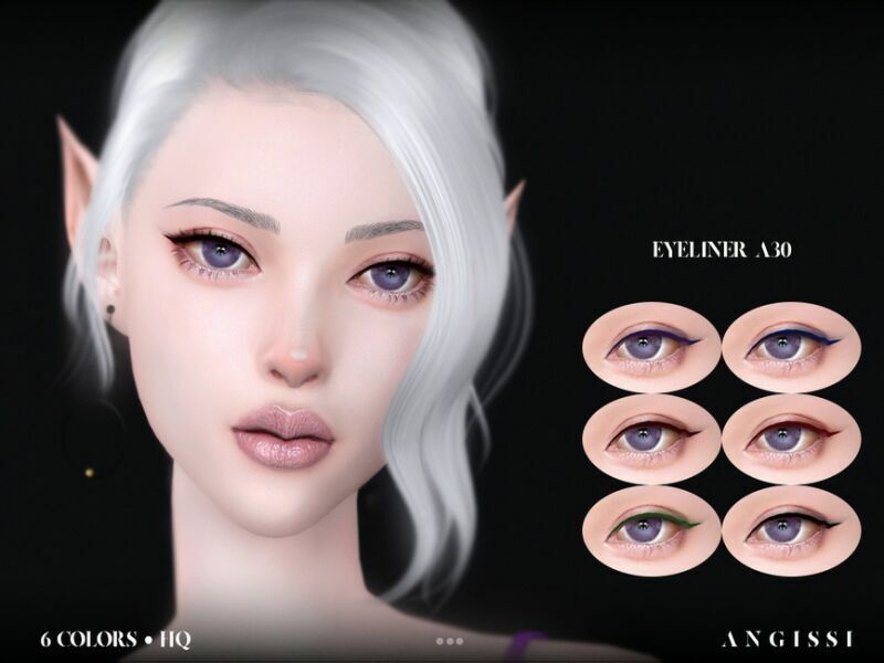 Eyeliner A30 By Angissi 1 Eyeliner A30 By Angissi Sims 4 CC