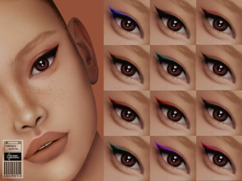 Eyeliner | N50 By Cosimetic 1 Eyeliner | N50 By Cosimetic Sims 4 CC