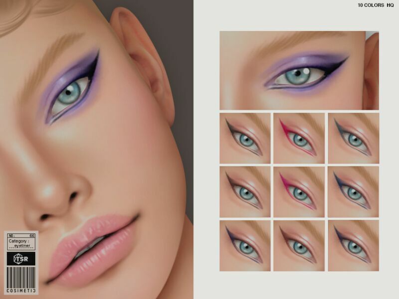 Eyeliner | N66 By Cosimetic 1 Eyeliner | N66 By Cosimetic Sims 4 CC