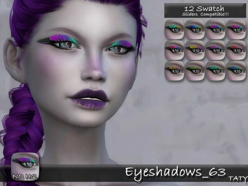 Eyeshadows_63 By Tatygagg 1 Eyeshadows_63 By Tatygagg Sims 4 CC