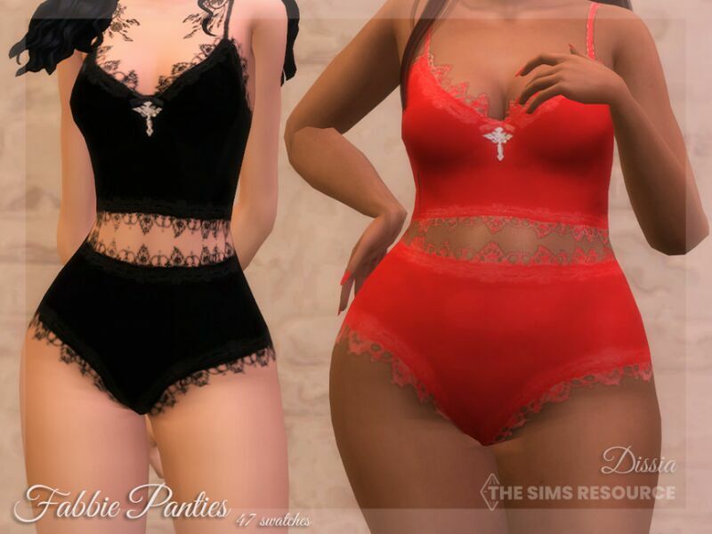 Fabbie Panties By Dissia 1 Fabbie Panties By Dissia Sims 4 CC