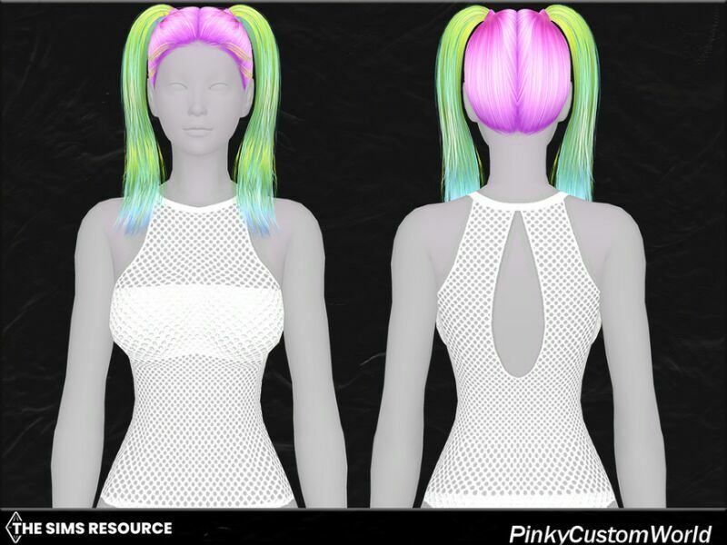 Fantasy Retexture Of Sugar (Style1) Hair By ADE By Pinkycustomworld 3 sims 4 cc fantasy retexture of sugar style1 hair by ade by pinkycustomworld 3