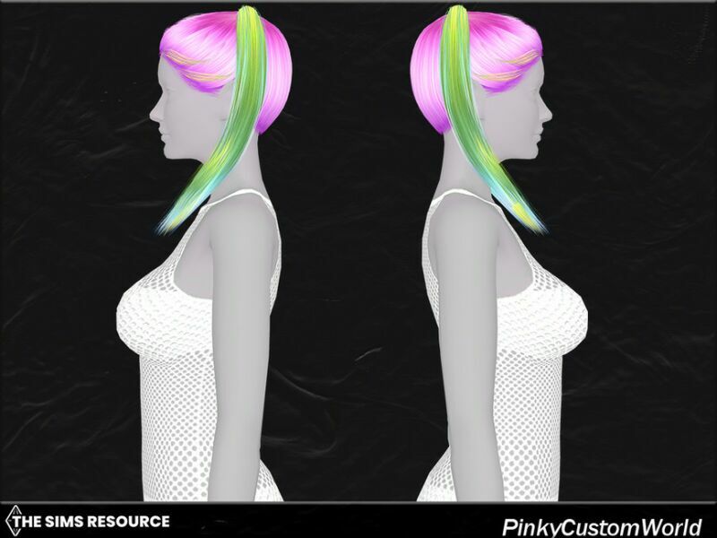Fantasy Retexture Of Sugar (Style1) Hair By ADE By Pinkycustomworld 2 sims 4 cc fantasy retexture of sugar style1 hair by ade by pinkycustomworld 4