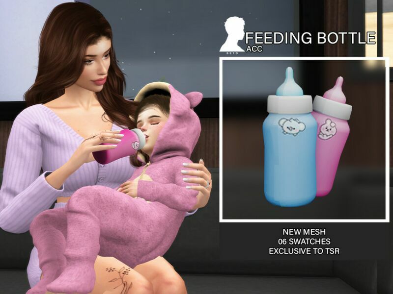 Feeding Bottle (ACC) 1 Feeding Bottle (ACC) Sims 4 CC