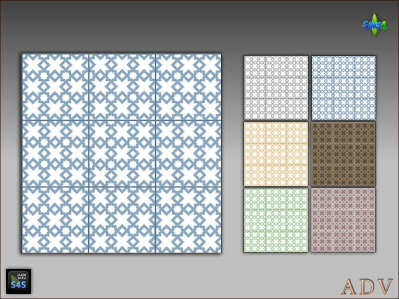 Floor Tiles 11 sims 4 cc floor tiles 2