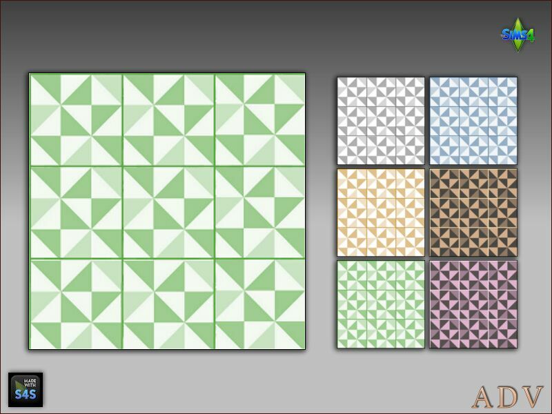 Floor Tiles 8 sims 4 cc floor tiles 5
