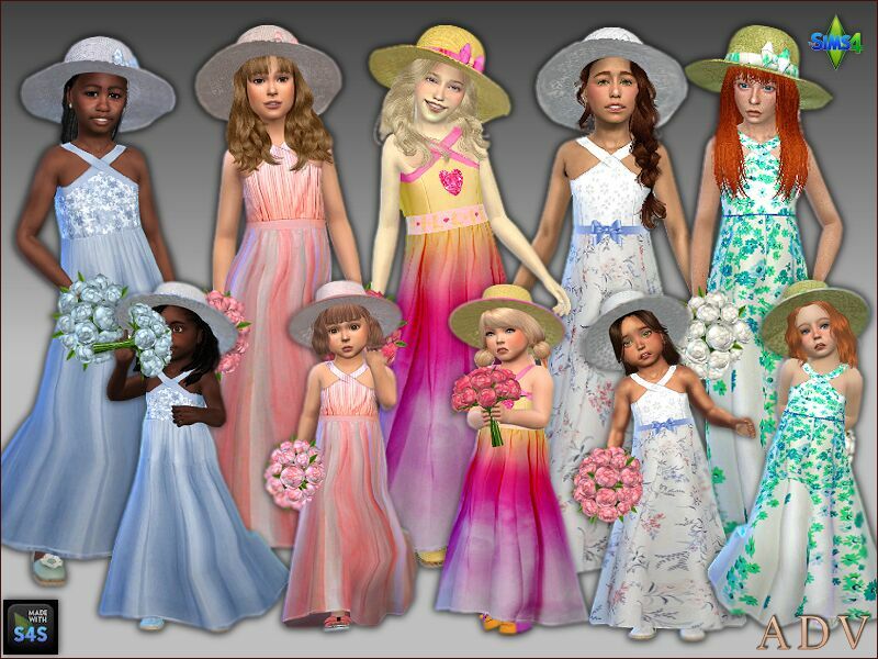 Formal Dresses And Hats 1 Formal Dresses And Hats Sims 4 CC