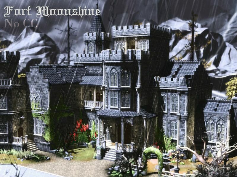 Fort Moonshine 1 Fort Moonshine Sims 4 CC