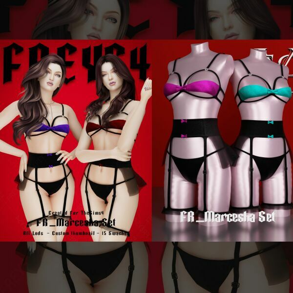 Fr_Marcesha SET By Freys4 1 Fr_Marcesha SET By Freys4 Sims 4 CC