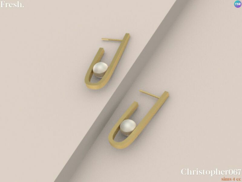 Fresh Earrings By Christopher067 2 sims 4 cc fresh earrings by christopher067 3