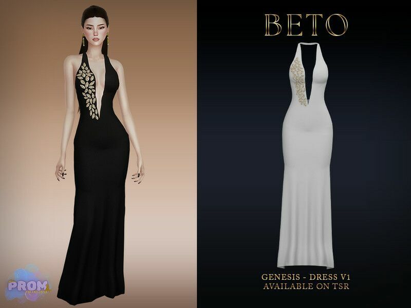 Genesis (Dress V1) 1 Genesis (Dress V1) Sims 4 CC