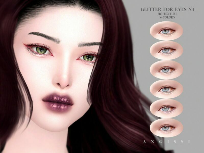 Glitter For Eyes N3 By Angissi 1 Glitter For Eyes N3 By Angissi Sims 4 CC