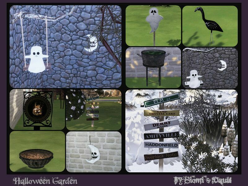 Halloween Garden By Siomisvault 1 Halloween Garden By Siomisvault Sims 4 CC