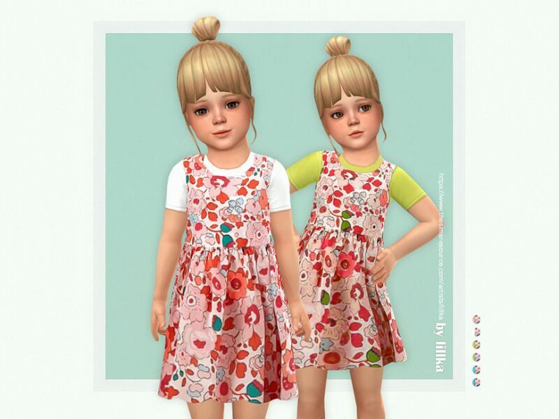 Hanni Dress By Lillka 1 Hanni Dress By Lillka Sims 4 CC