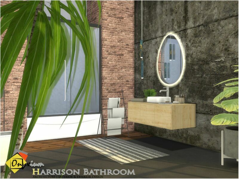Harrison Bathroom By Onyxium 1 Harrison Bathroom By Onyxium Sims 4 CC