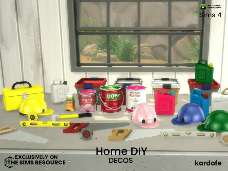 Home DIY Decos By Kardofe 1 Home DIY Decos By Kardofe Sims 4 CC