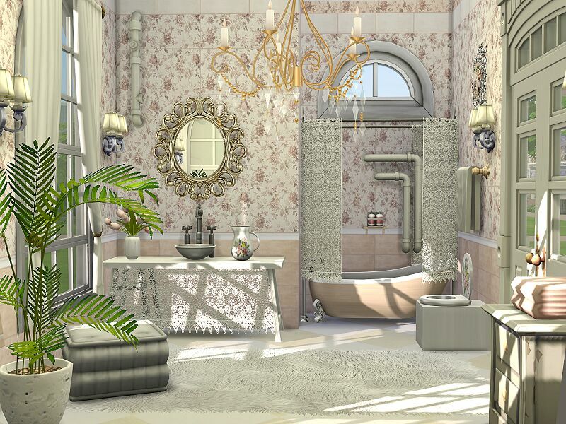 Hortense Bathroom – CC By Flubs79 1 Hortense Bathroom – CC By Flubs79 Sims 4 CC