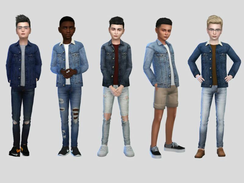 Hover Denim Jacket Boys By Mclaynesims 1 Hover Denim Jacket Boys By Mclaynesims Sims 4 CC