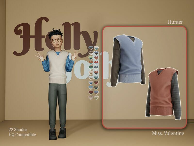 Hunter TOP Children 1 Hunter TOP Children Sims 4 CC
