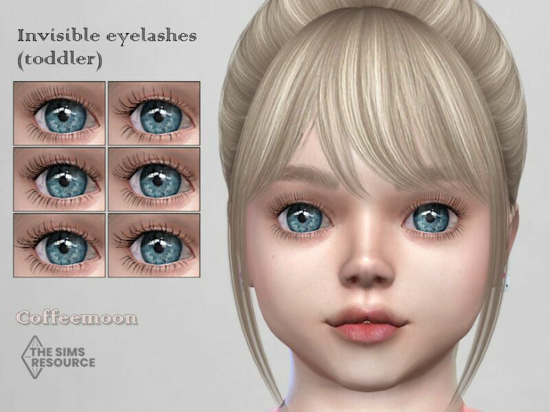 Invisible Eyelashes (Toddler) By Coffeemoon 1 Invisible Eyelashes (Toddler) By Coffeemoon Sims 4 CC