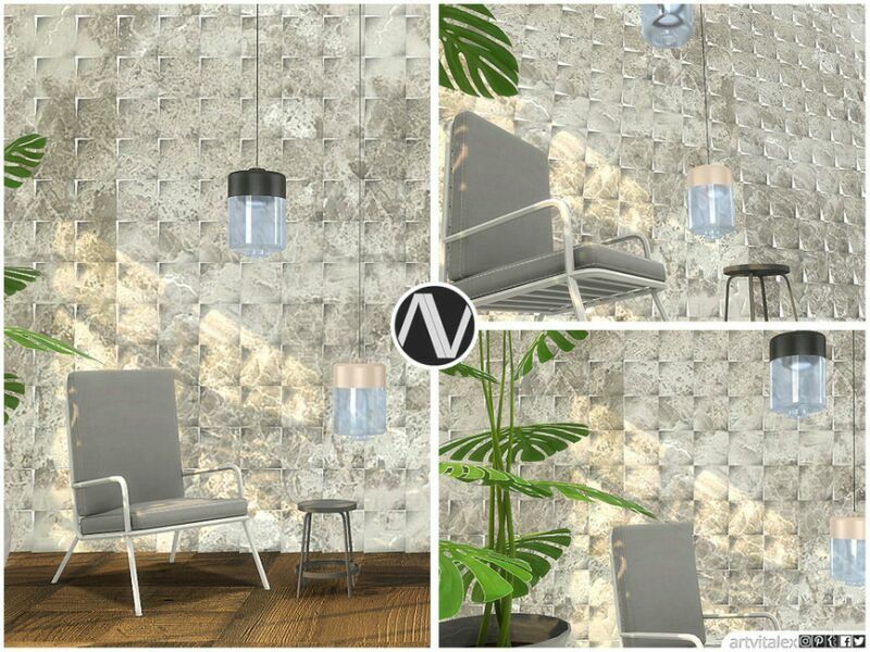 Istanbul Wall Panels By Artvitalex 2 sims 4 cc istanbul wall panels by artvitalex 4