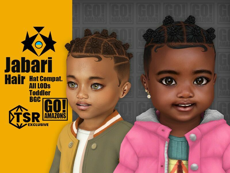 Jabari Hair By Goamazons 1 Jabari Hair By Goamazons Sims 4 CC