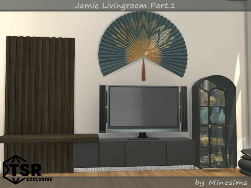 Jamie Livingroom Part.1 By Mincsims 3 sims 4 cc jamie livingroom part 1 by mincsims 6