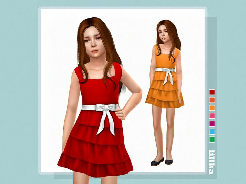 Jeanne Dress By Lillka 1 Jeanne Dress By Lillka Sims 4 CC