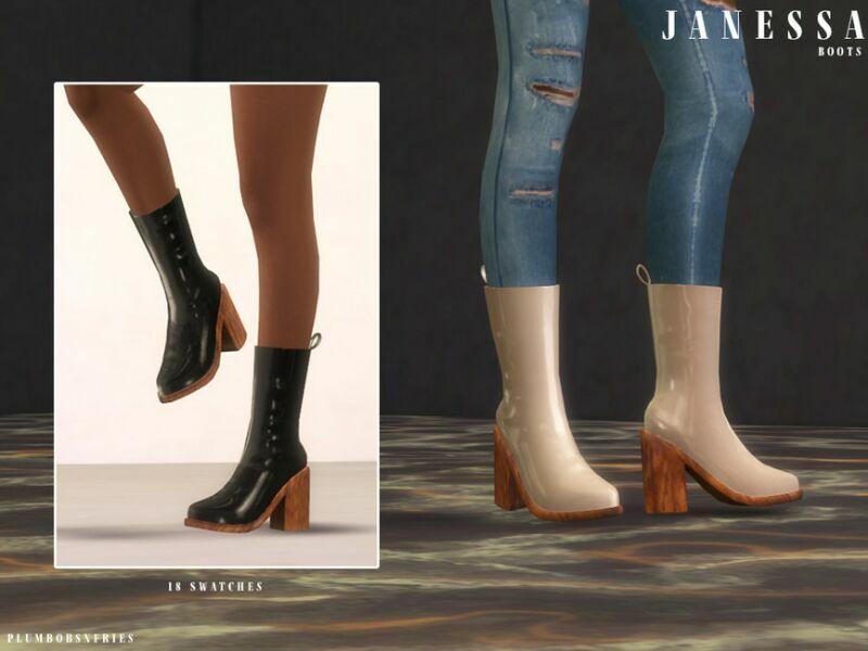 Jenessa | Boots 1 Jenessa | Boots Sims 4 CC