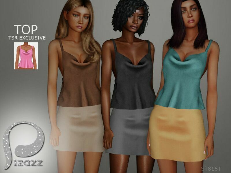‘Jill Blouse / Everyday’ 1 ‘Jill Blouse / Everyday’ Sims 4 CC