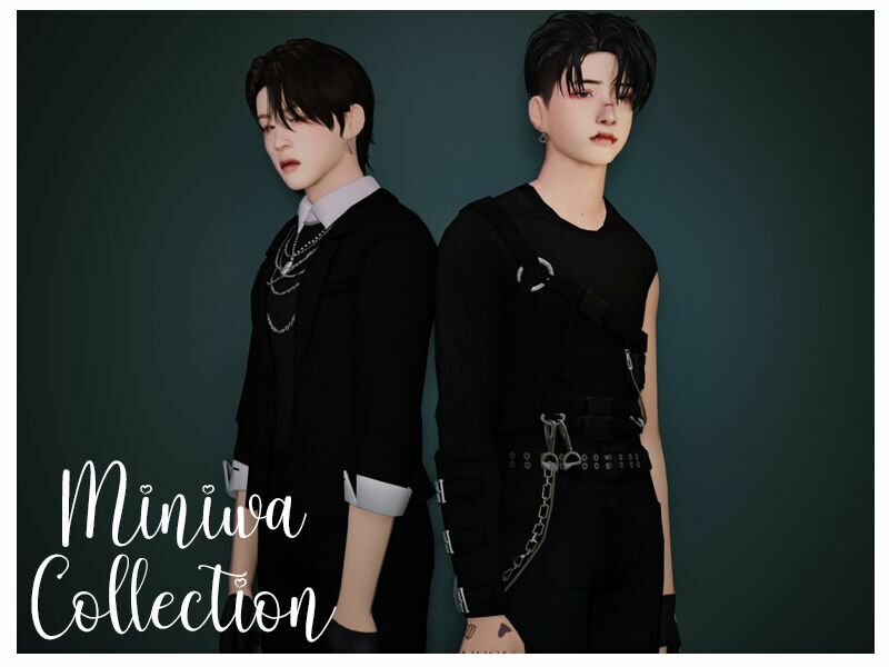 Jimin And Jungkook Season Greeting Clothes By Btsims 1 Jimin And Jungkook Season Greeting Clothes By Btsims Sims 4 CC