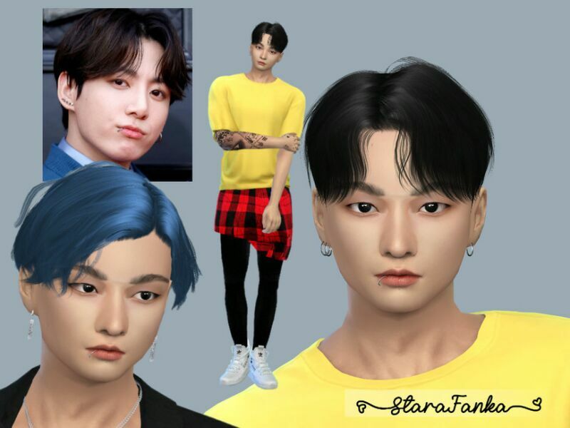 Jungkook – Jeon Jeongguk – BTS (Request) By Starafanka 1 Jungkook – Jeon Jeongguk – BTS (Request) By Starafanka Sims 4 CC