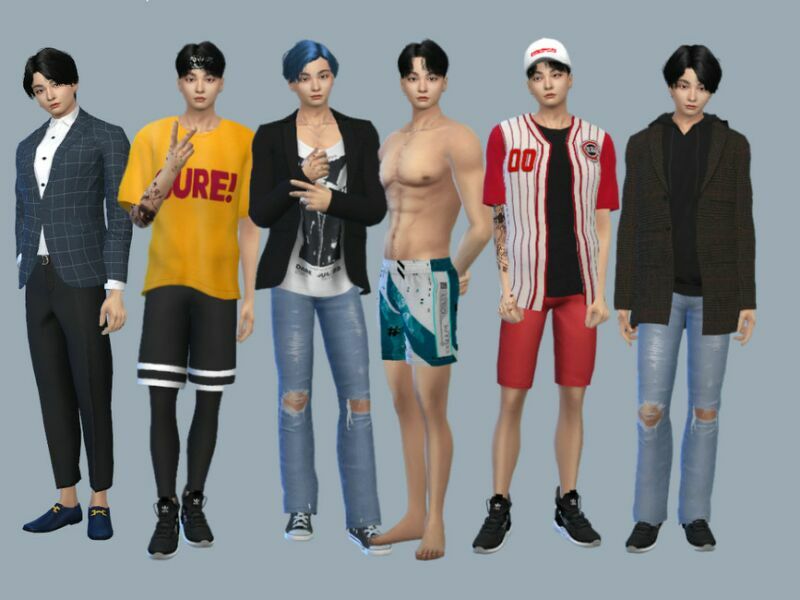 Jungkook – Jeon Jeongguk – BTS (Request) By Starafanka 3 sims 4 cc jungkook jeon jeongguk bts request by starafanka 2