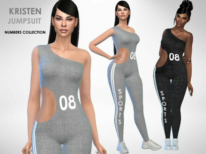 Kristen Jumpsuit 1 Kristen Jumpsuit Sims 4 CC
