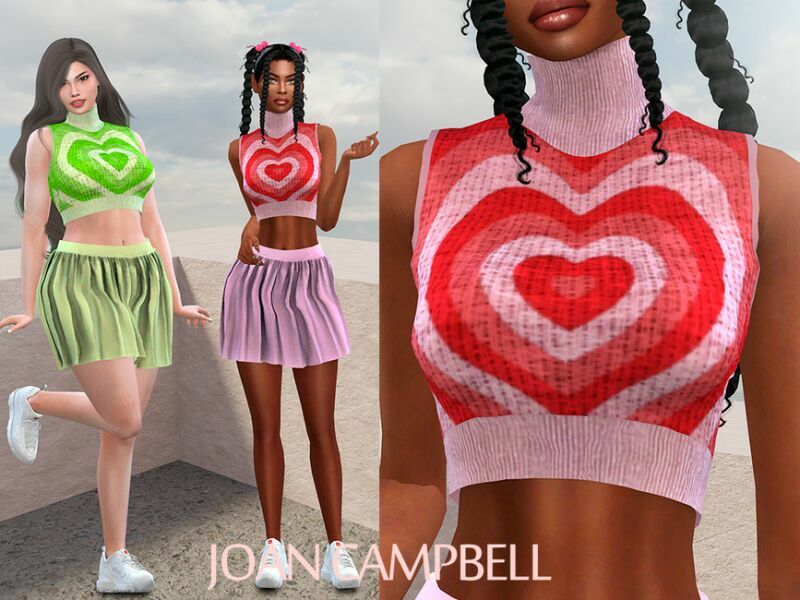 Kylie Crop TOP 1 Kylie Crop TOP Sims 4 CC