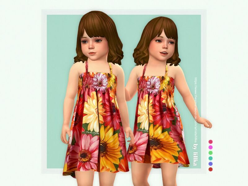 Leilani Dress By Lillka 1 Leilani Dress By Lillka Sims 4 CC