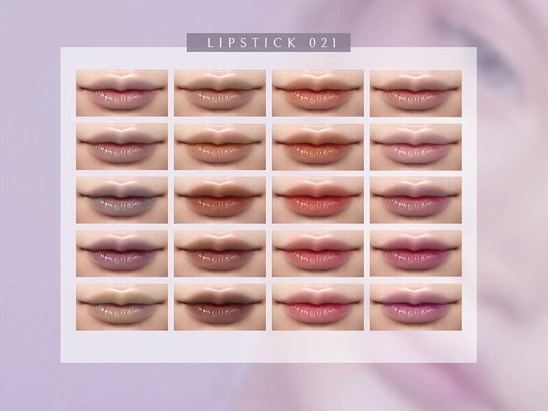Lipstick 021 By Lutessasims 2 sims 4 cc lipstick 021 by lutessasims 2