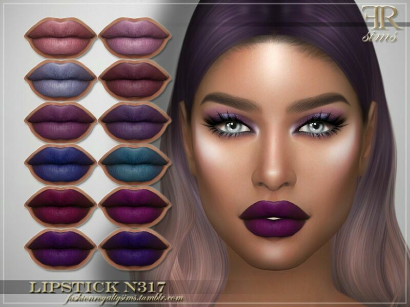 Lipstick N317 By Fashionroyaltysims 1 Lipstick N317 By Fashionroyaltysims Sims 4 CC