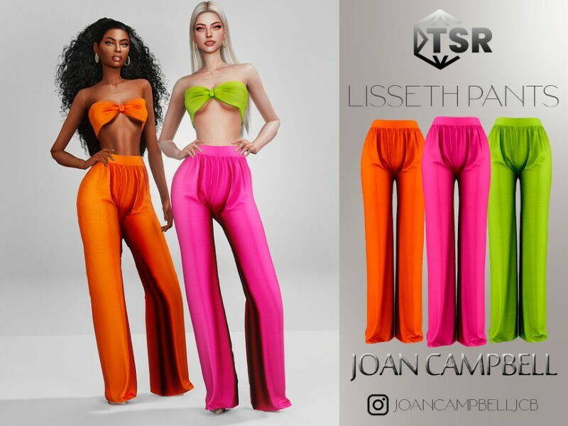 Lisseth Pants 1 Lisseth Pants Sims 4 CC