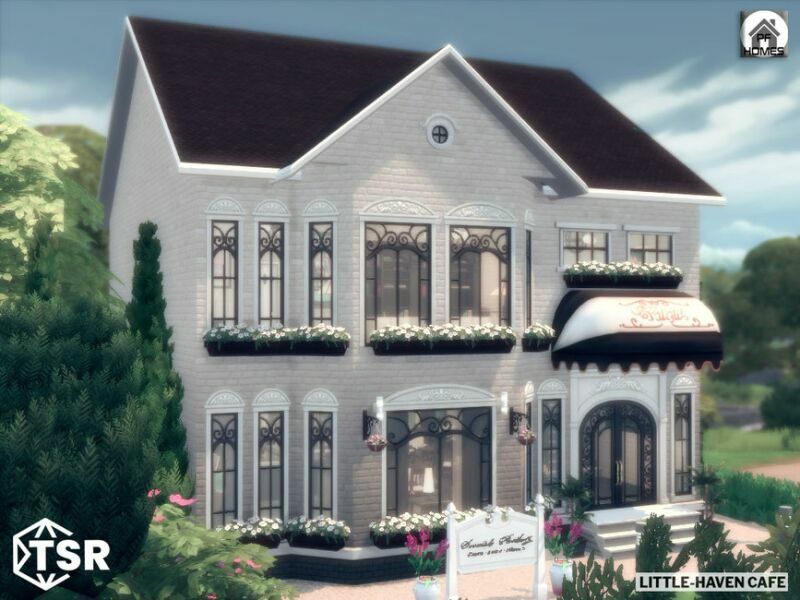 Little Haven Cafe By Pinkfizzzzz 1 Little Haven Cafe By Pinkfizzzzz Sims 4 CC