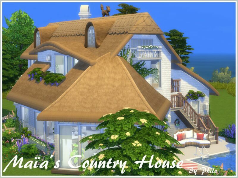 Maia’S Country House By Philo 1 Maia’S Country House By Philo Sims 4 CC