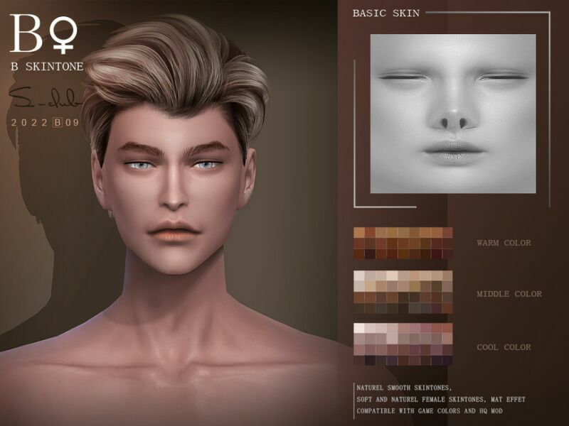 Male Natural Overlay Skintones By S-Club 2 sims 4 cc male natural overlay skintones by s club 2