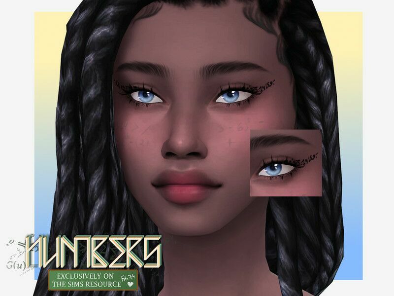 Mathematical Eyeliner 1 Mathematical Eyeliner Sims 4 CC