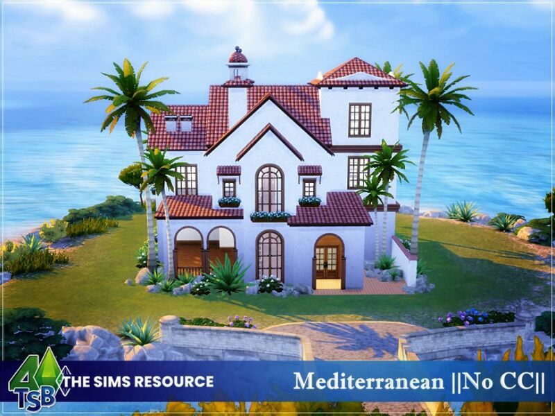 Mediterranean || NO CC || By Bozena 1 Mediterranean || NO CC || By Bozena Sims 4 CC