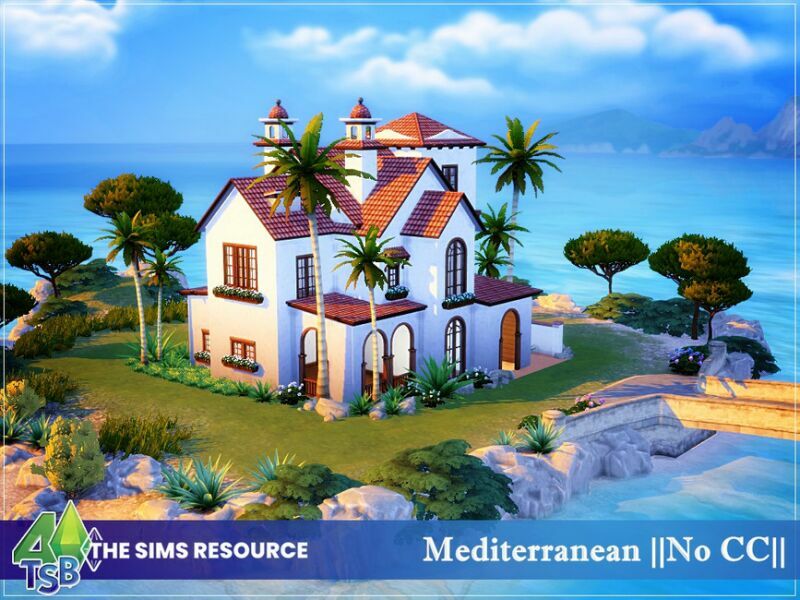 Mediterranean || NO CC || By Bozena 5 sims 4 cc mediterranean no cc by bozena 2