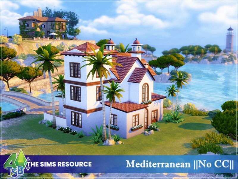 Mediterranean || NO CC || By Bozena 4 sims 4 cc mediterranean no cc by bozena 3