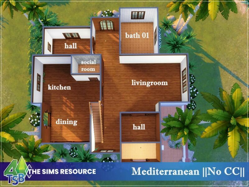 Mediterranean || NO CC || By Bozena 3 sims 4 cc mediterranean no cc by bozena 4