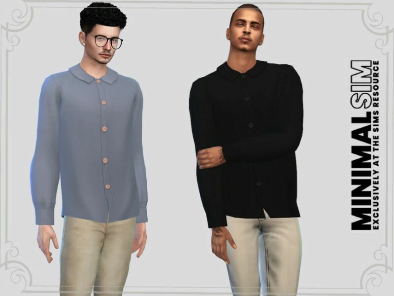 Minimalsim Casual Shirt By Mclaynesims 1 Minimalsim Casual Shirt By Mclaynesims Sims 4 CC