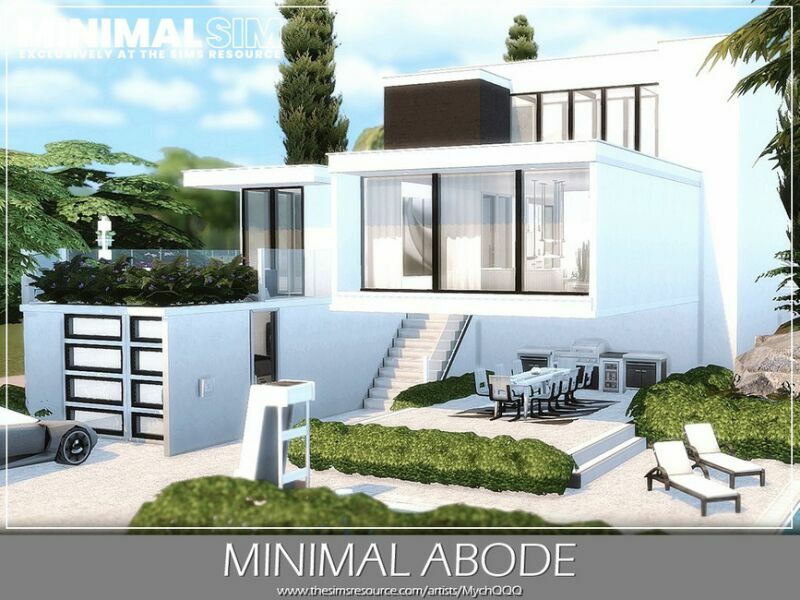 Minimalsim – Minimal Abode By Mychqqq 1 Minimalsim – Minimal Abode By Mychqqq Sims 4 CC