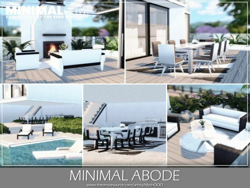 Minimalsim – Minimal Abode By Mychqqq 7 sims 4 cc minimalsim minimal abode by mychqqq 2